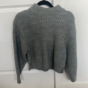Gray sweater